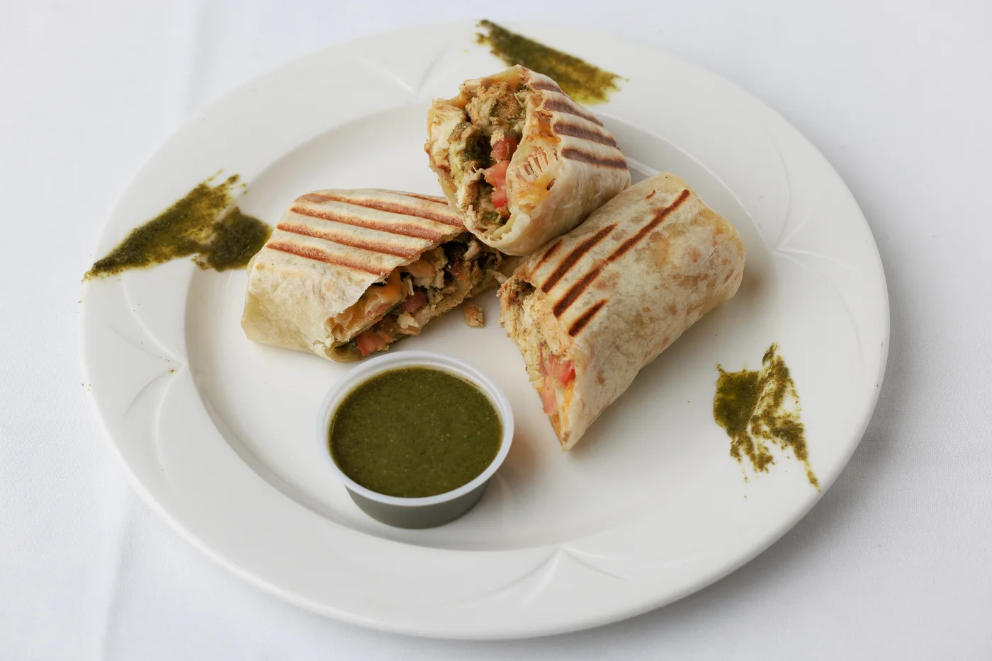 Toasted wrap from Baba's Cafe