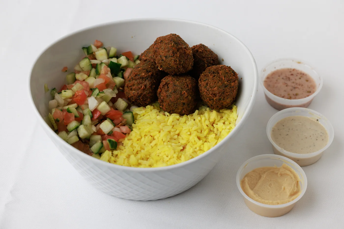 Falafel bowl from Baba's Cafe