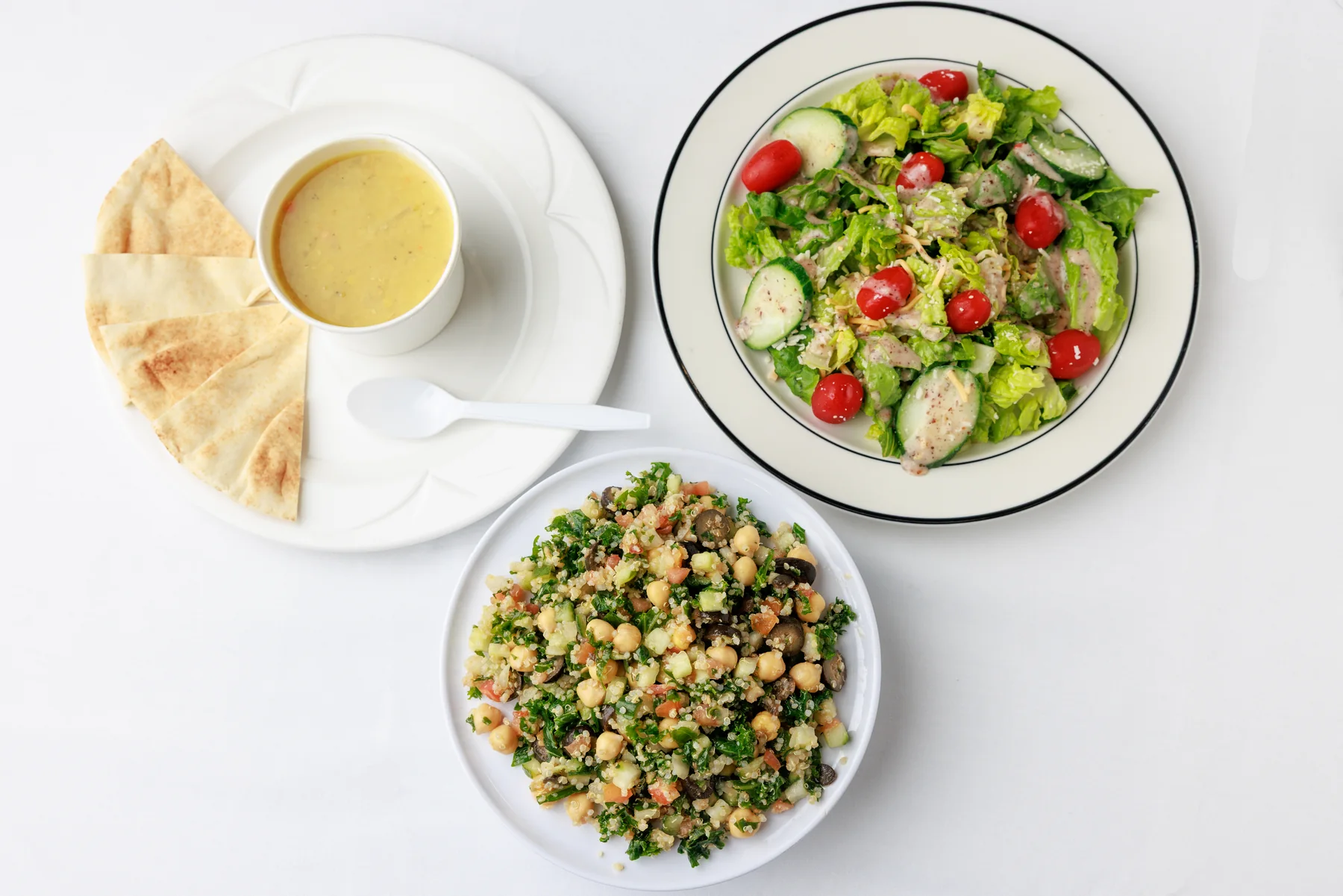 Fresh dishes from Baba's Cafe